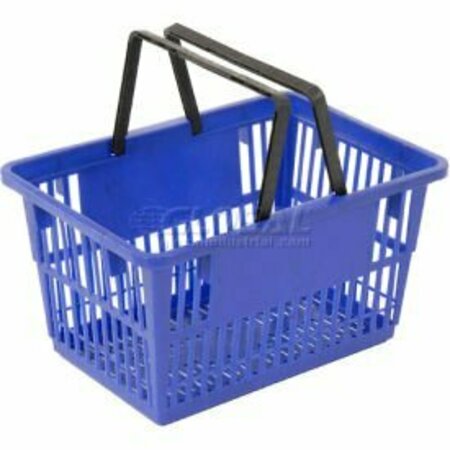 GOOD L Good L  Large Shopping Basket with Plastic Handle 33 Liter 1938L x 1314W x 10H Blue LARGE-ROYAL